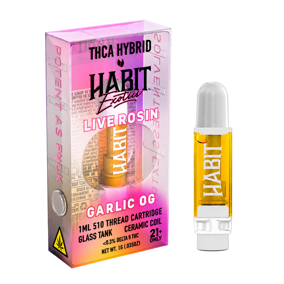 1G Habit Exotics THC-A Live Rosin
