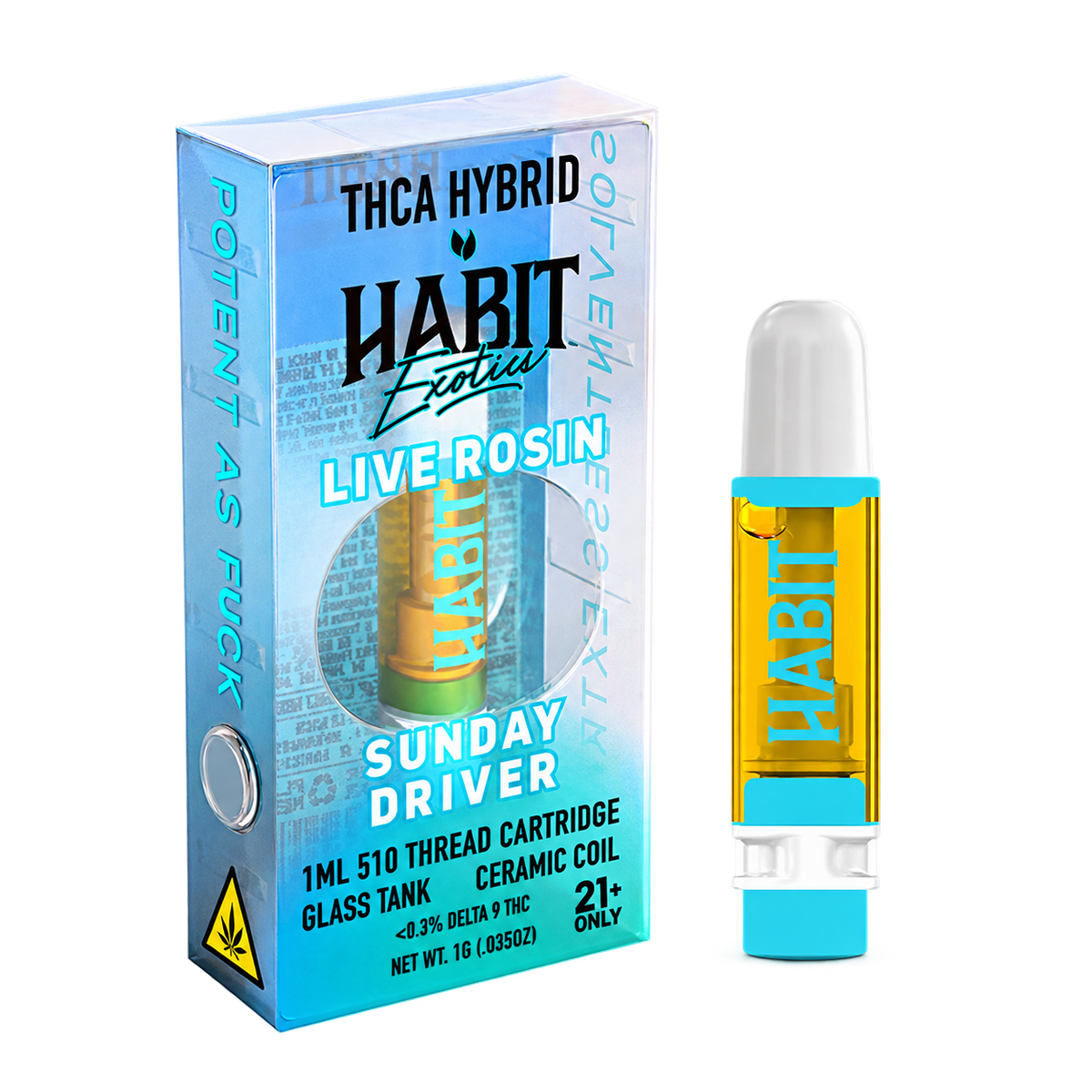 1G Habit Exotics THC-A Live Rosin